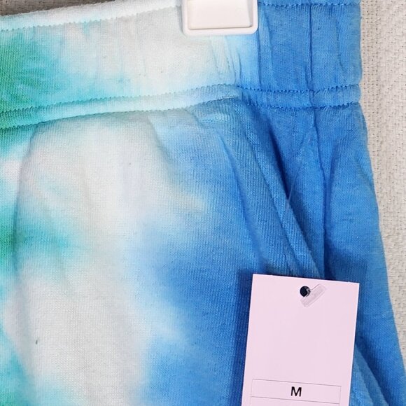 Wild Fable Multi Color Tie Dye Cotton Poly Material Elastic Tie Waist Shorts M - Picture 7 of 16